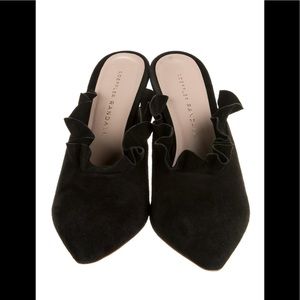 Loeffler Randall Black Mules